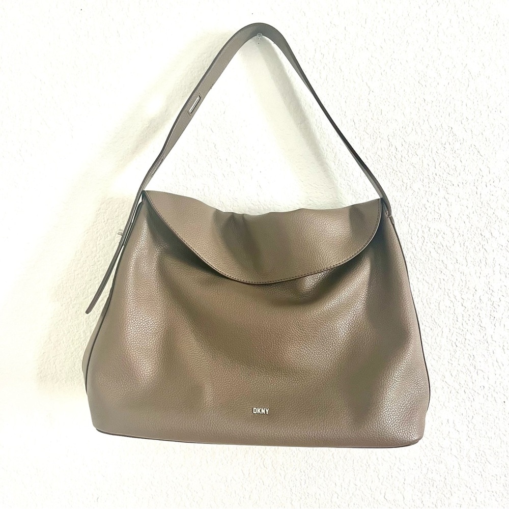 DKNY Taupe Shoulder Bag